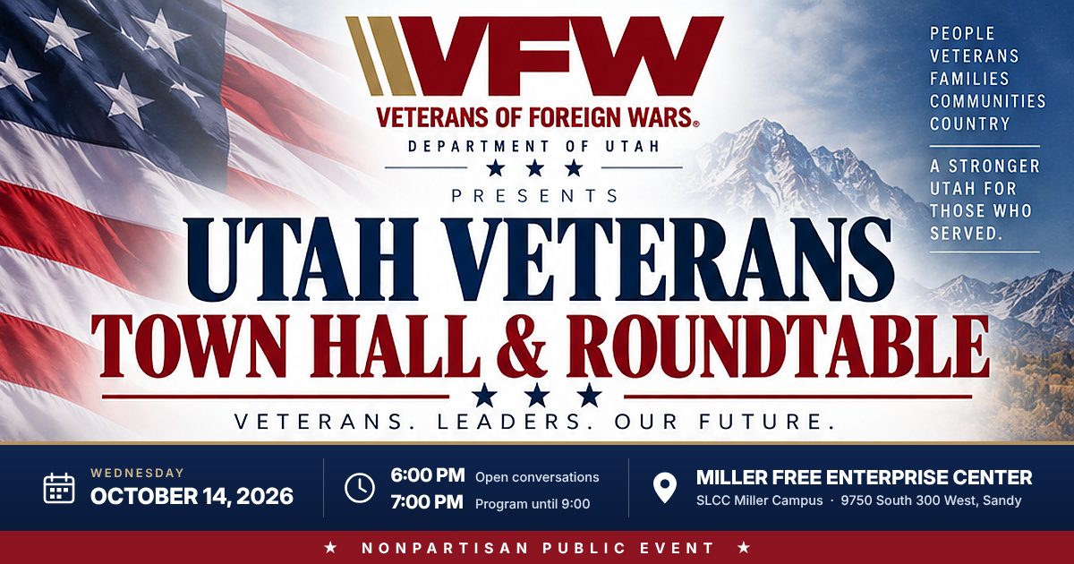 Utah Veterans Town Hall & Roundtable