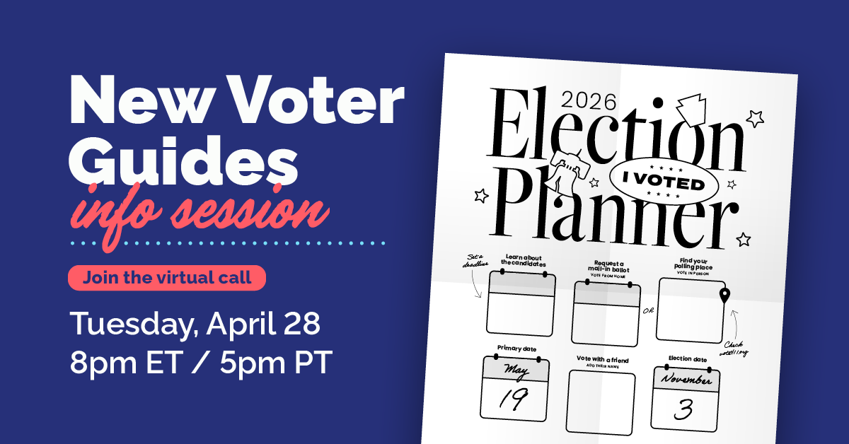 New Voter Guide Information Session · Vote Forward