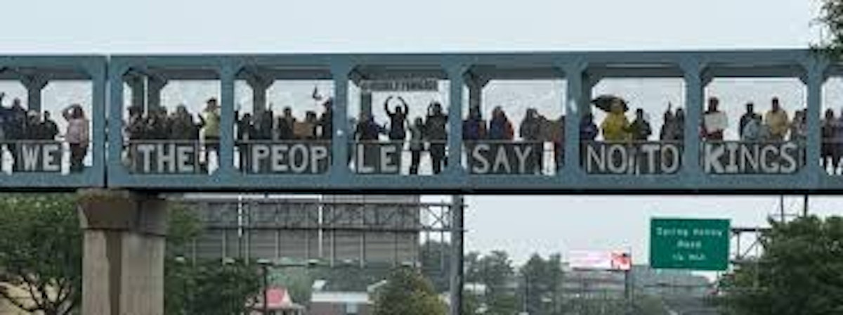 We the People Thursday Bridge Brigade over I-40 and ATT · Mobilize