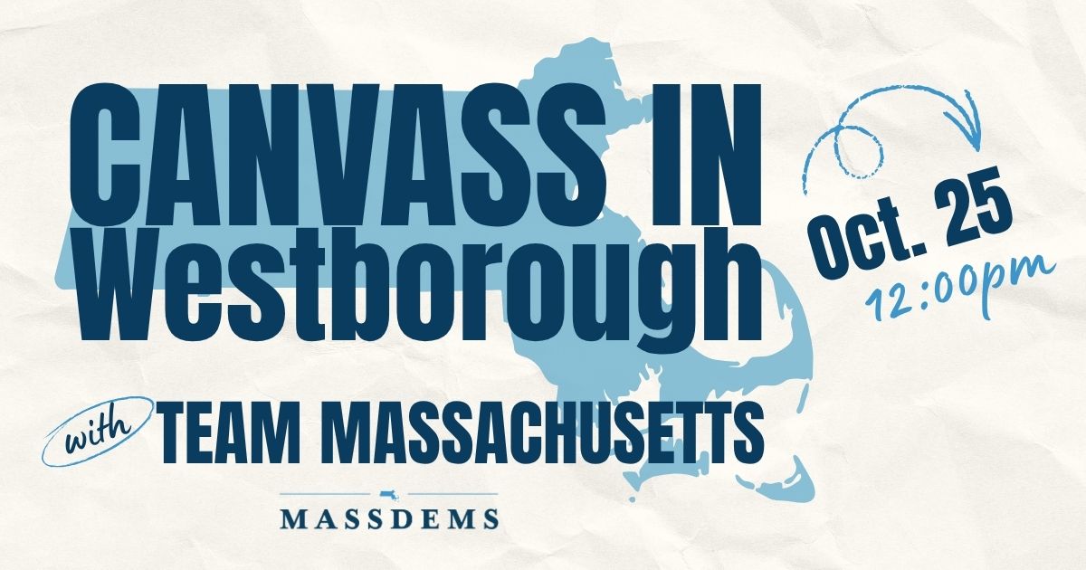 Canvass with Team Massachusetts in Westborough! image