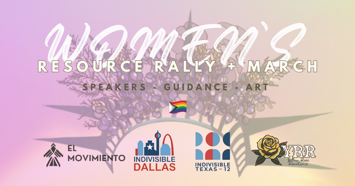 Woman Rally Event DFW Women's Resource Rally & March · Mobilize