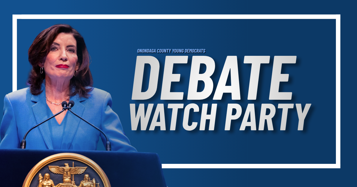 Governor's Debate with Onondaga Young Dems ~ Camillus image