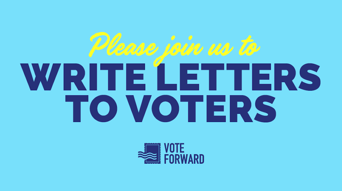 Write Letters to Voters with Vote Forward! · People Power United