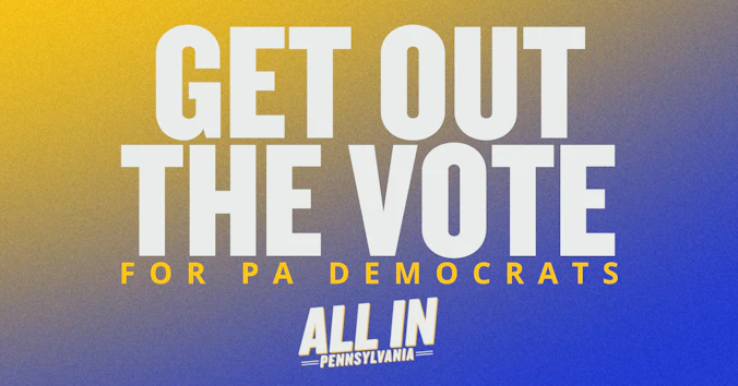 PA Get Out The Vote Phone Bank organized by All In PA 2022