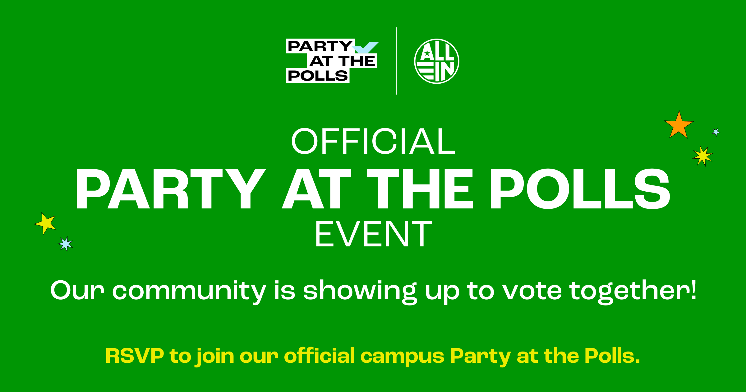 Queens University Of Charlotte: ALL IN Party at the Polls!