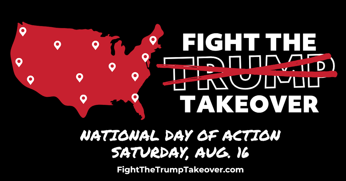 Fight The Trump Takeover Rally · Mobilize