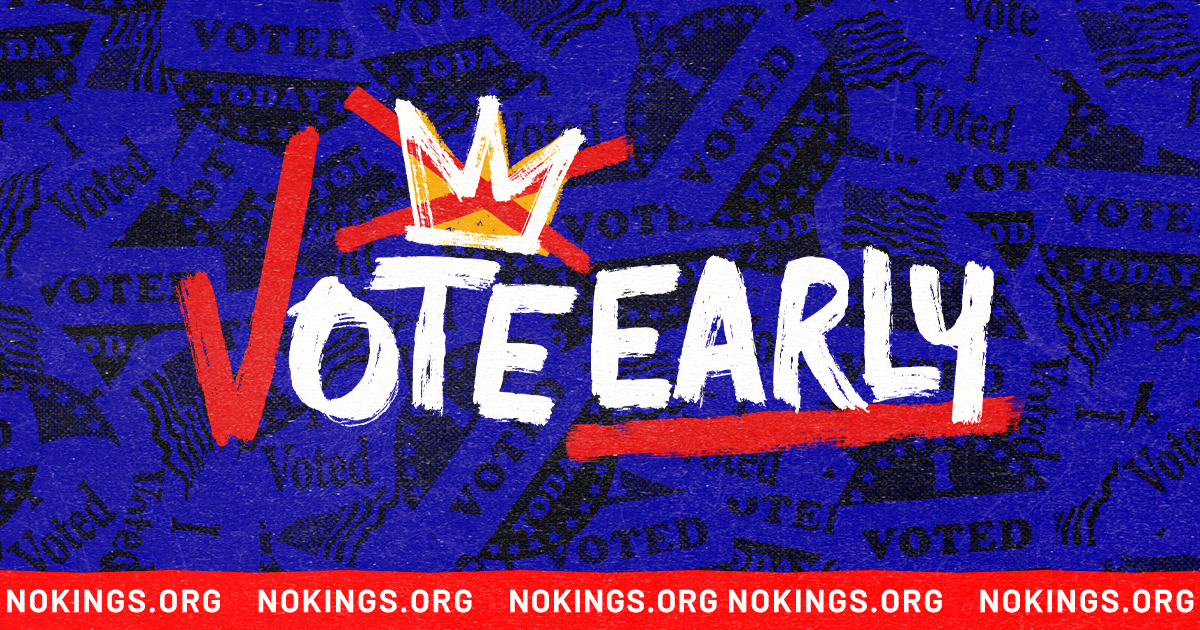 No Kings: Vote Early Corvallis/Benton County, Oregon