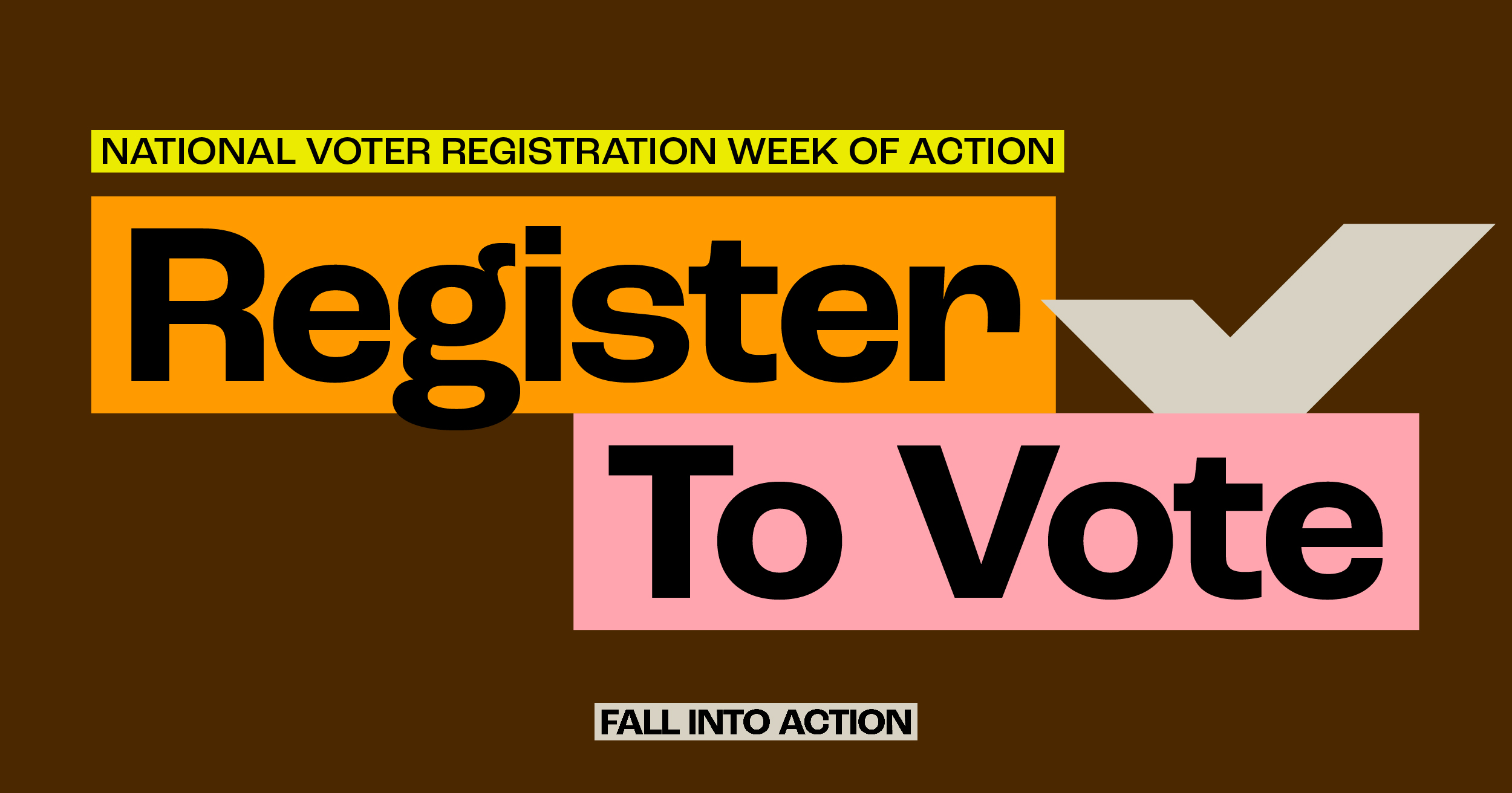 When We All Vote Virtual Voter Registration Drive | National Voter Registration Week of Action