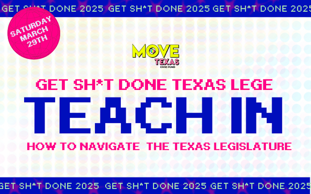 Get Sh*t Done Teach-In: San Marcos · Mobilize